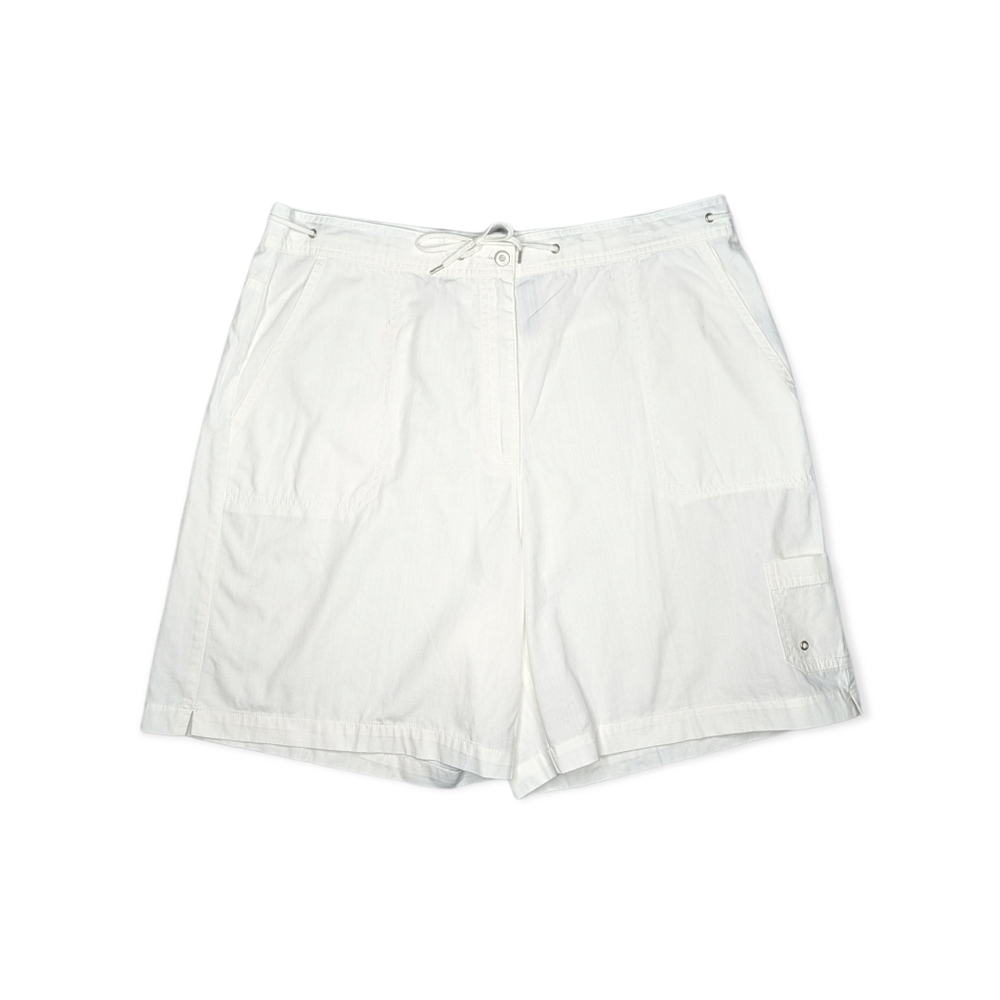 Crazy Horse by Liz Claiborne White Cargo Shorts Size 16